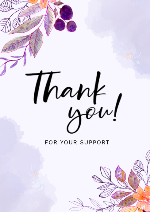 Thank you Template | PosterMyWall