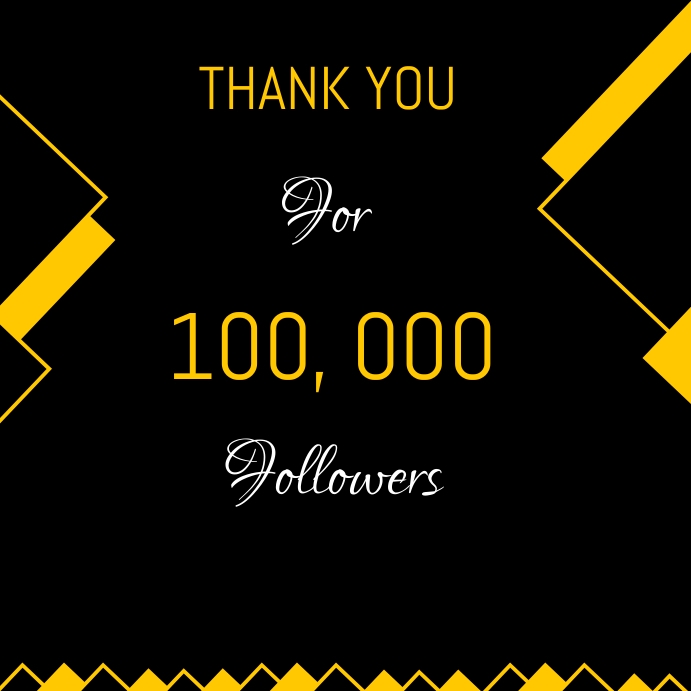Thank you design Instagram Post template