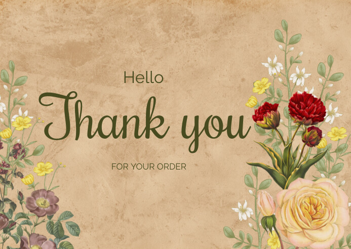 THANK YOU Template PosterMyWall
