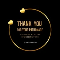 Thank you Instagram Post template