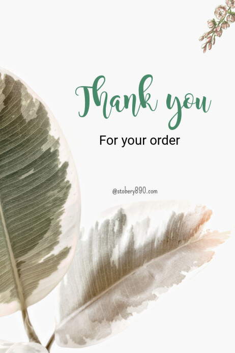 Copy of Thank you | PosterMyWall