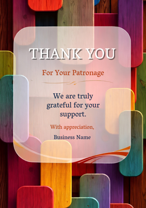 thank you Template | PosterMyWall