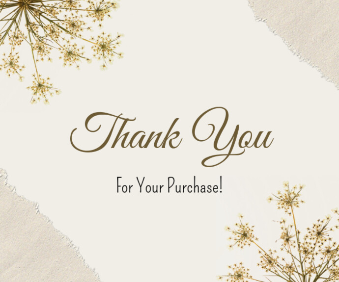 Thank you Retângulo médio template