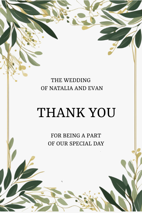 THANK YOU Template PosterMyWall