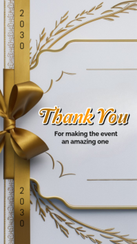 Thank you Digital Display (9:16) template