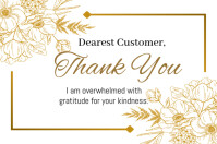 Thank you Label template