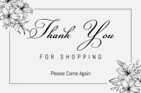 thank you Label template