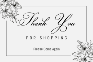 Wit thank you Label Template