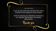 thank you Digital Display (16:9) template
