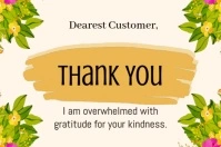 Thank you Label template