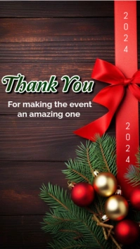 Thank you Digital Display (9:16) template