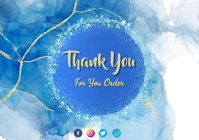 Thank You Notice Sign Board Template | PosterMyWall
