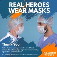 Thank You Doctors and Nurses Covid-19 video template