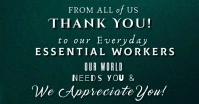 Thank You Essential Workers Facebook Image template