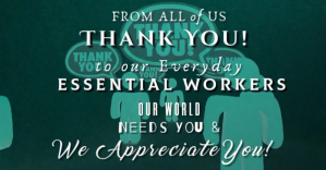 Thank You Essential Workers Facebook Image template