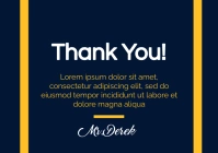 Thank you flyer A2 template