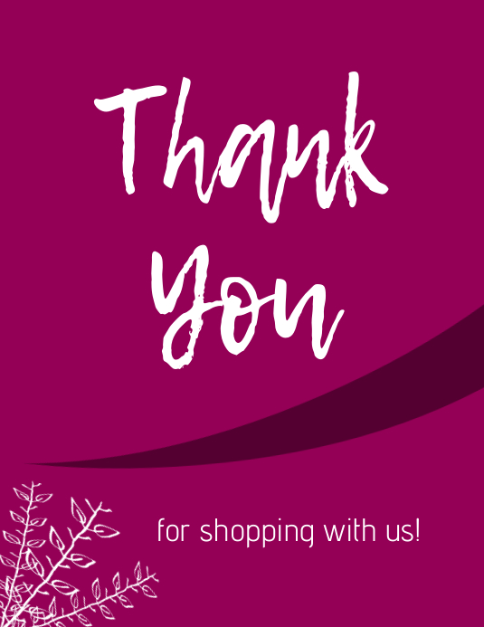 Copy of thank you flyer template PosterMyWall