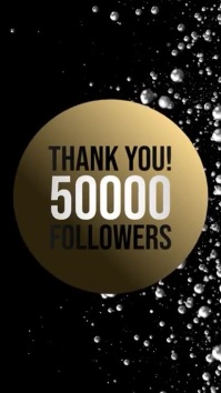 Thank You Followers Appreciation Insta Story Template | PosterMyWall