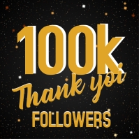 10K Followers thank you Template | PosterMyWall