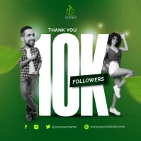 thank you followers Instagram Post template