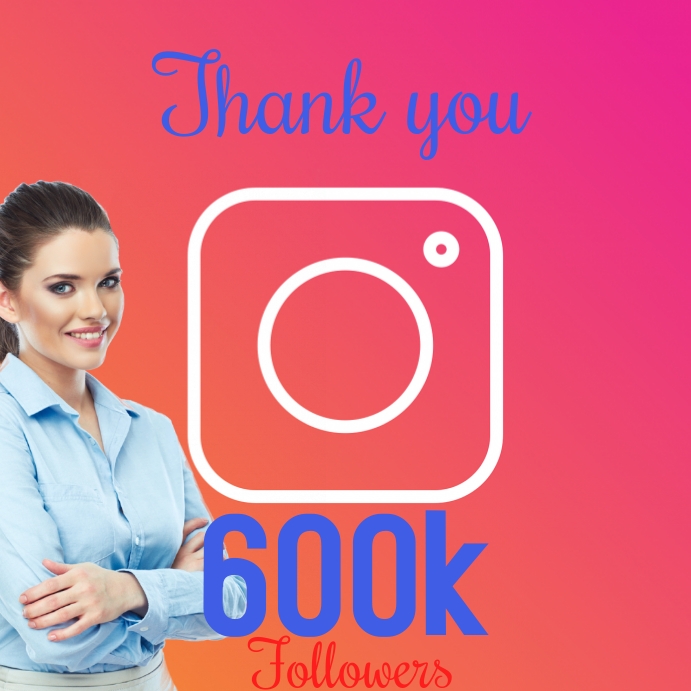 THANK YOU FOLLOWERS INSTAGRAM POST Template | PosterMyWall