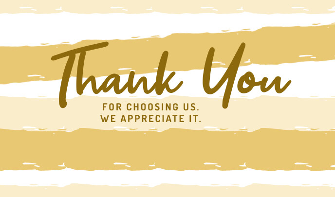 Thank You For Choosing Us Template | PosterMyWall