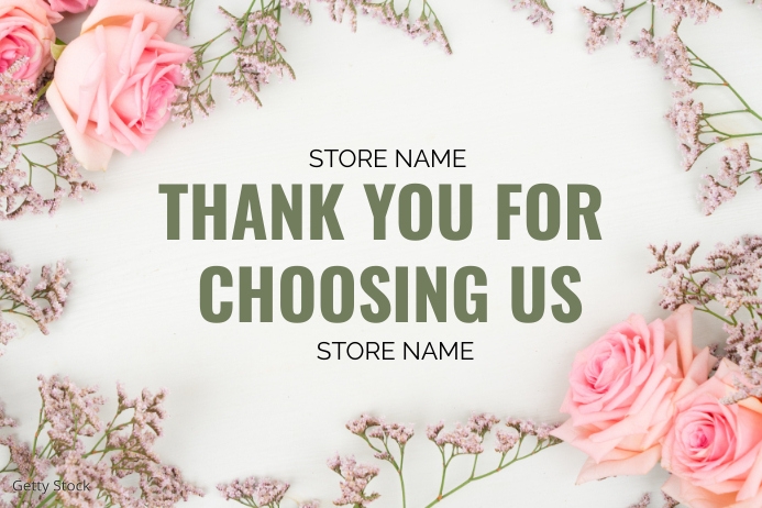 Thank You For Choosing Us Postcard Template | PosterMyWall