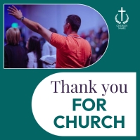 Thank you for attending church template | PosterMyWall