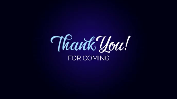 For Coming Design thank you for coming Template | PosterMyWall
