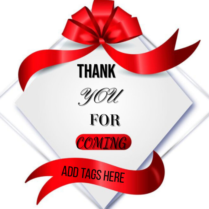 Thank You Note Instagram Ad Template | PosterMyWall