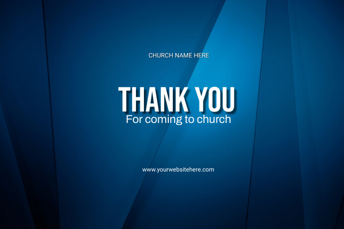 thank you for coming to church Template | PosterMyWall