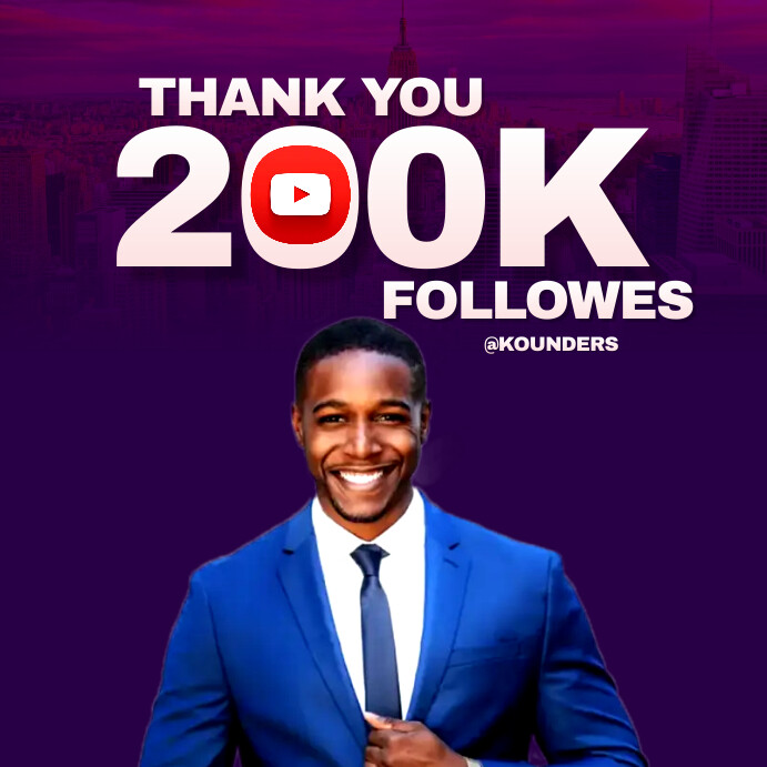 Thank you for following Template | PosterMyWall