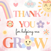 Blanco Thank You Card Instagram Post Template
