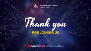 Paars Church Event Thank You Digital Display Template