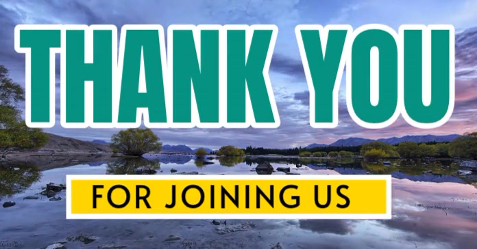 Thank You For Joining Us Template | PosterMyWall