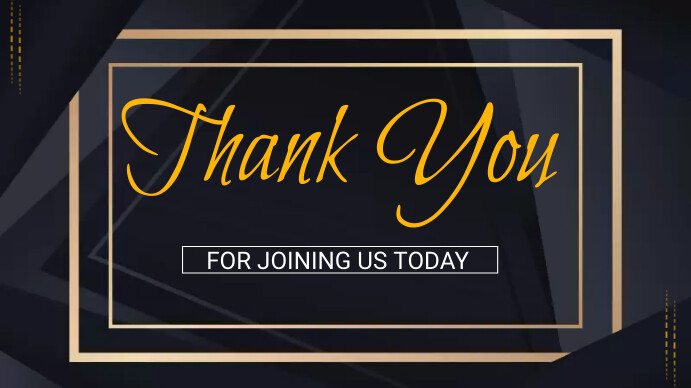 Thank you for joining us Template | PosterMyWall