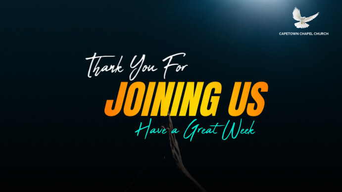 Thank you for joining us flyer template | PosterMyWall