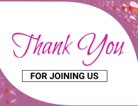 Thank you for joining us Template | PosterMyWall