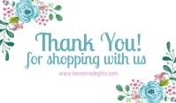 thank you for shopping tag Etiqueta template