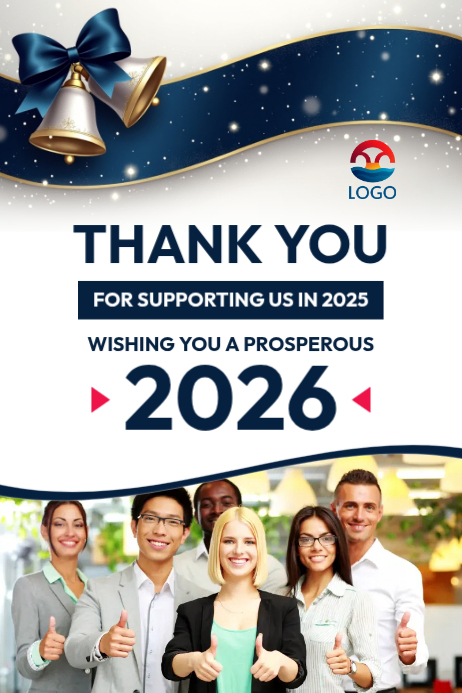Thank You For Supporting Us 2025 Business Appreciation Card Wishing ...
