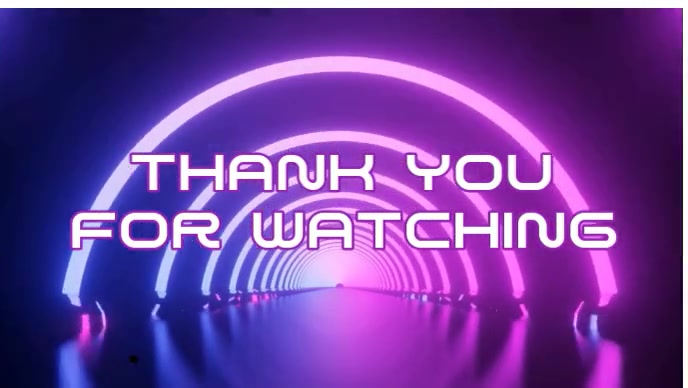 thank you for watching  video outro Miniatura do YouTube template