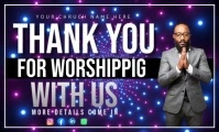 Thank you for worshiping with us template