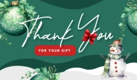 Thank You For Your Gift Tag template