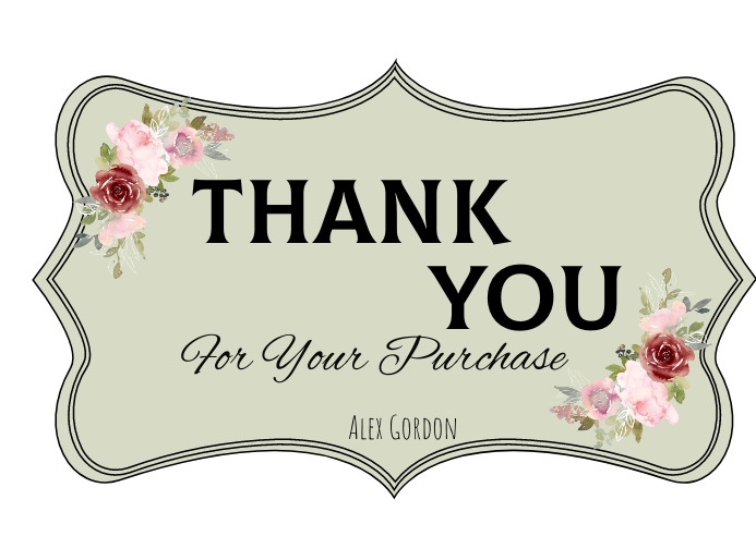 Copy of Thank you for Your Order (3) | PosterMyWall