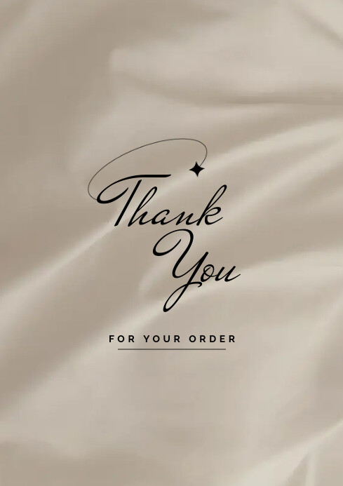 Thank You For Your Order Template | PosterMyWall