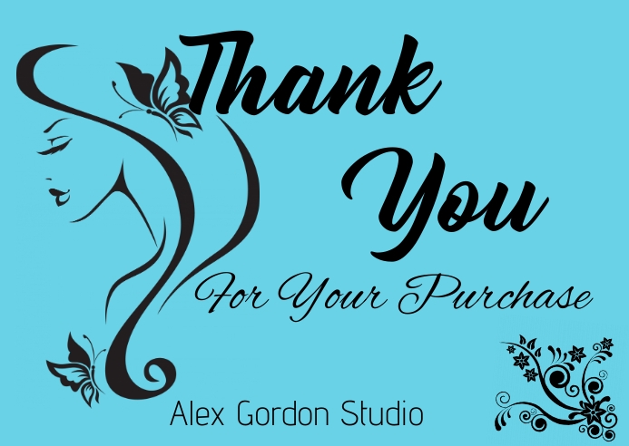 Thank you for Your Order Template | PosterMyWall