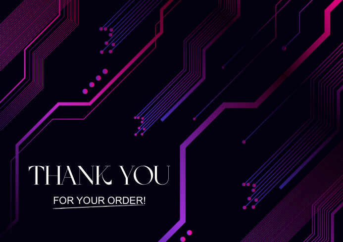 Plantilla de Thank You For Your Order | PosterMyWall