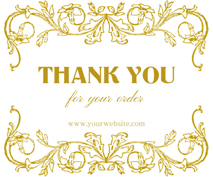 Thank You For Your Order Template | PosterMyWall