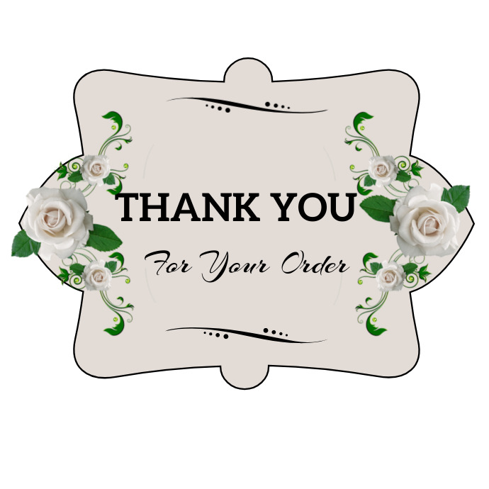 Copy of Thank you for Your Order | PosterMyWall