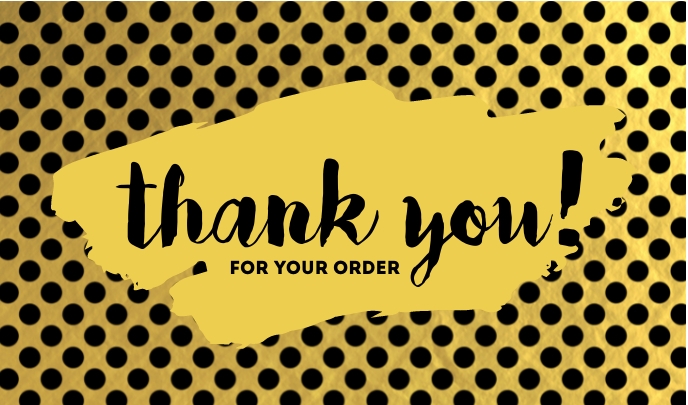 Thank You For Your Order Template | PosterMyWall